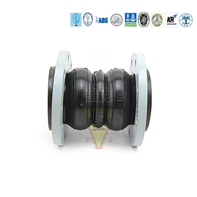 Double ball rubber expansion joint